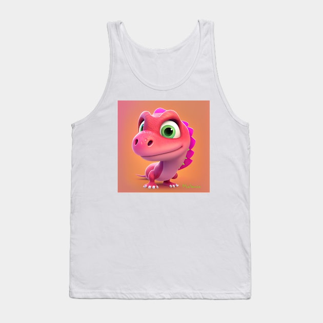 Baby Dinosaur Dino Bambino - Melanie Tank Top by KOTOdesign